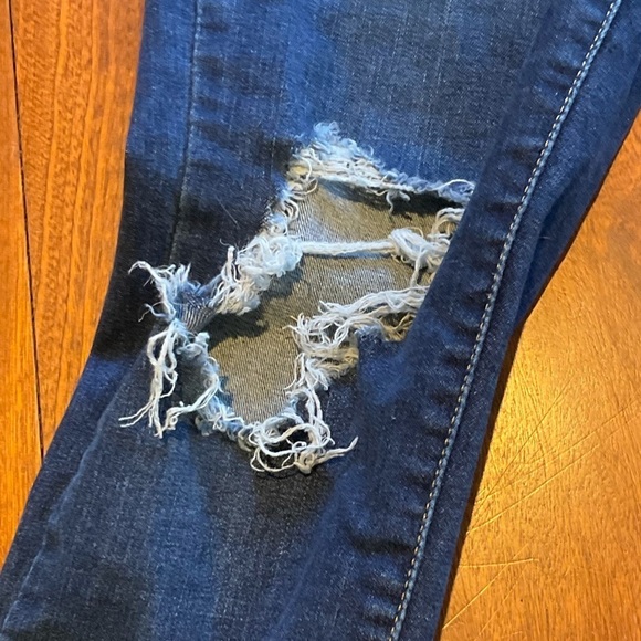 Levi's Mile High Super Skinny Distressed Denim Finish Women's Jeans - Picture 9 of 11